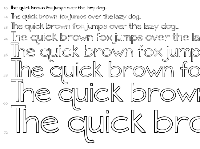 Skinny Jeans font waterfall